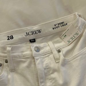 J.Crew White denim jeans